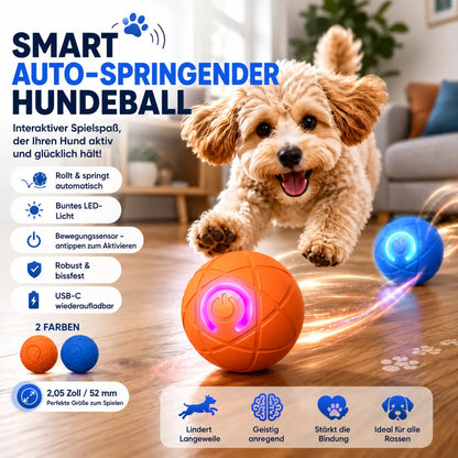 🔥 Intelligenter, selbstständig springender Hundeball 🐾 Hält Ihren Hund in Bewegung, regt zum Jagen an und sorgt für Beschäftigung – auch wenn Sie gerade keine Zeit haben.