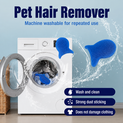 up⏳LAST DAY BUY 2 GET 1 FREE!💦 Laundry Pet Hair Removal Fish - 5 Pack