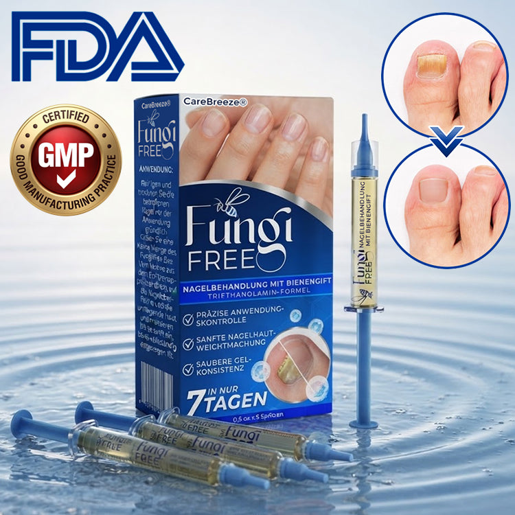 up✅ Fungi Free Bienengift Nagelpilz Behandlung – Intensive Pflege für gesünder aussehende Nägel💅