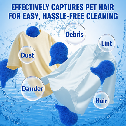 up⏳LAST DAY BUY 2 GET 1 FREE!💦 Laundry Pet Hair Removal Fish - 5 Pack