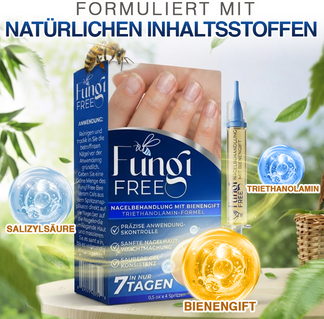 up✅ Fungi Free Bienengift Nagelpilz Behandlung – Intensive Pflege für gesünder aussehende Nägel💅