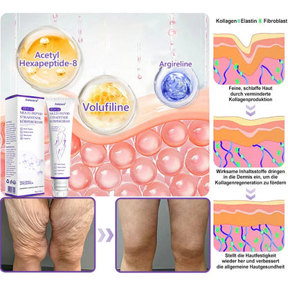 up Celsiora® PDRN Multi-Peptide Körpercreme gegen Falten, schlaffe Haut, Dehnungsstreifen & Cellulite
