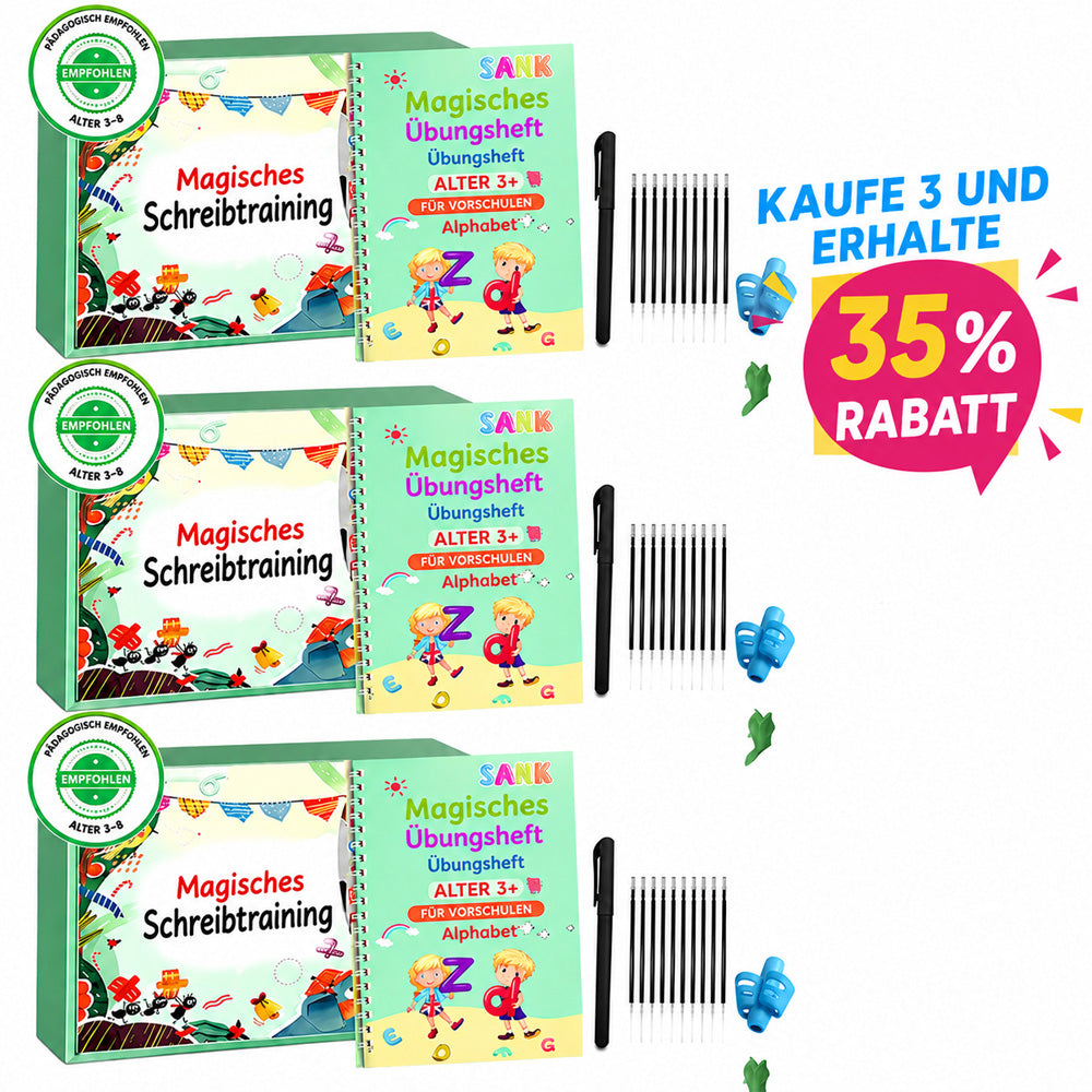 3 Sets (12 Übungshefte) – Familien-Set