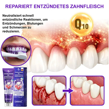 😁Celsiora® GingivaCare Zahnpasta mit Bienengift – Intensive Zahnfleischpflege bei Gingivitis & Parodontitis