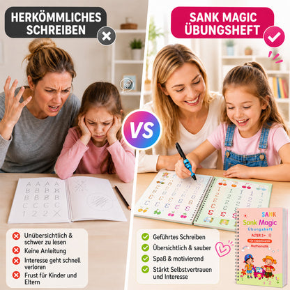 up💥 LETZTER TAG: 50 % RABATT 💥 📚 MagicBook | Übungs-Schreibset für Kinder