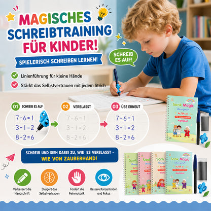 up💥 LETZTER TAG: 50 % RABATT 💥 📚 MagicBook | Übungs-Schreibset für Kinder