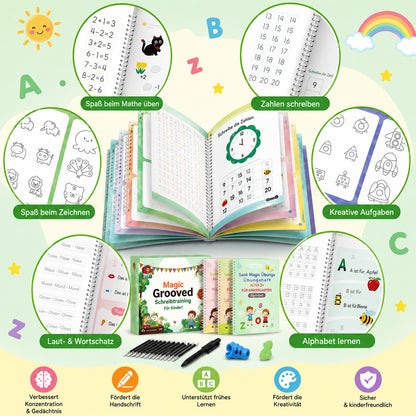 up💥 LETZTER TAG: 50 % RABATT 💥 📚 MagicBook | Übungs-Schreibset für Kinder