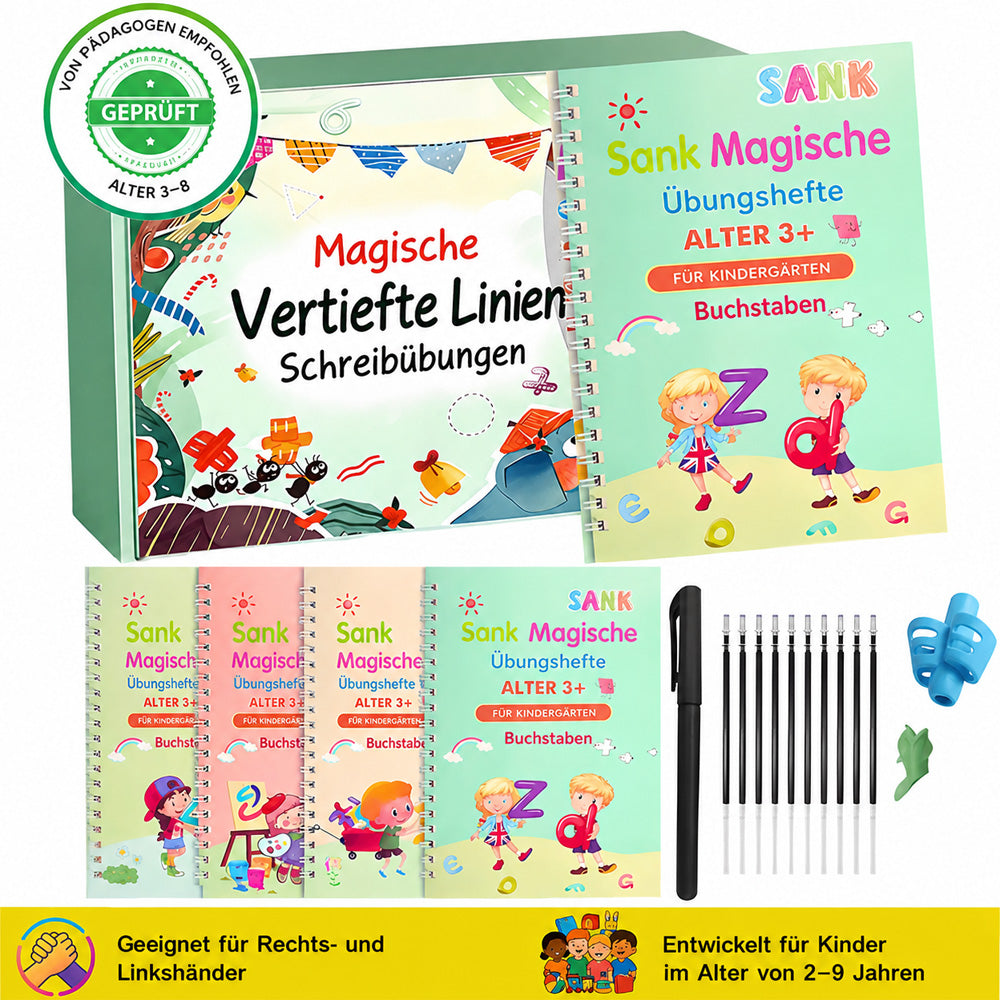 1 Set (4 Übungshefte) – Starter-Set