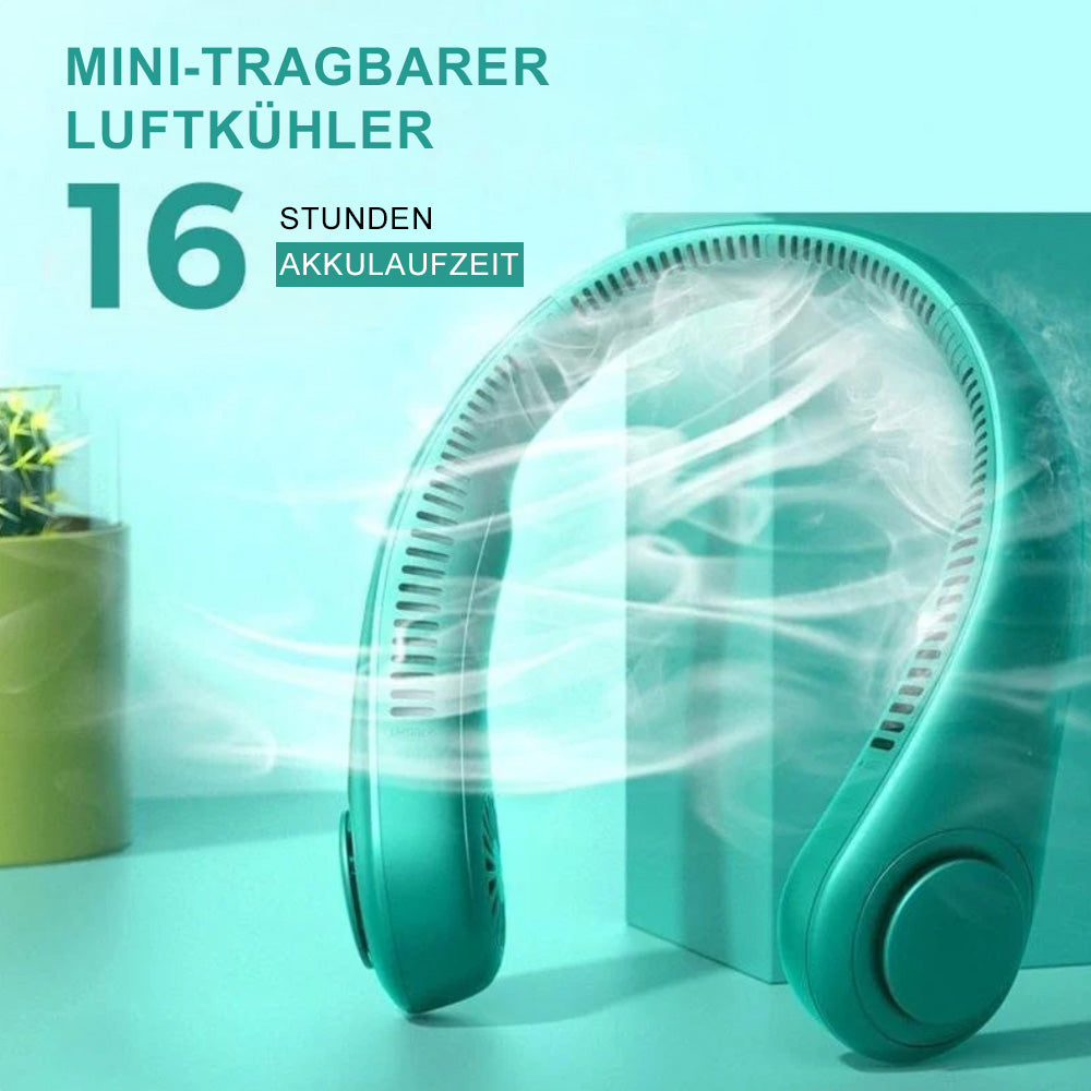 ❄️ Nackenventilator – Sofortige, freihändige Kühlung überall