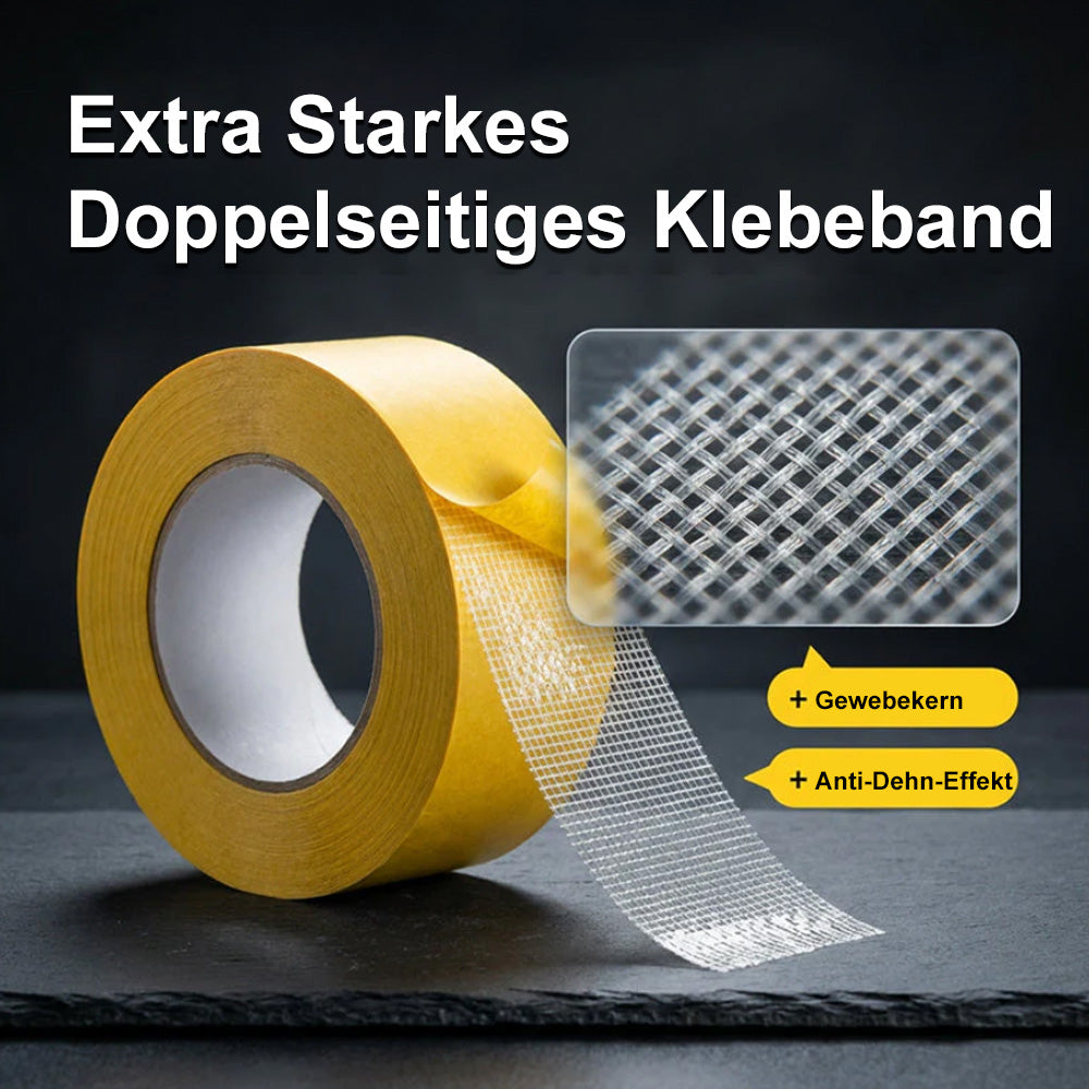 🔥⏰NUR HEUTE: 1 KAUFEN, 1 GRATIS ERHALTEN!! 🏠 Extra starkes doppelseitiges Gewebeband