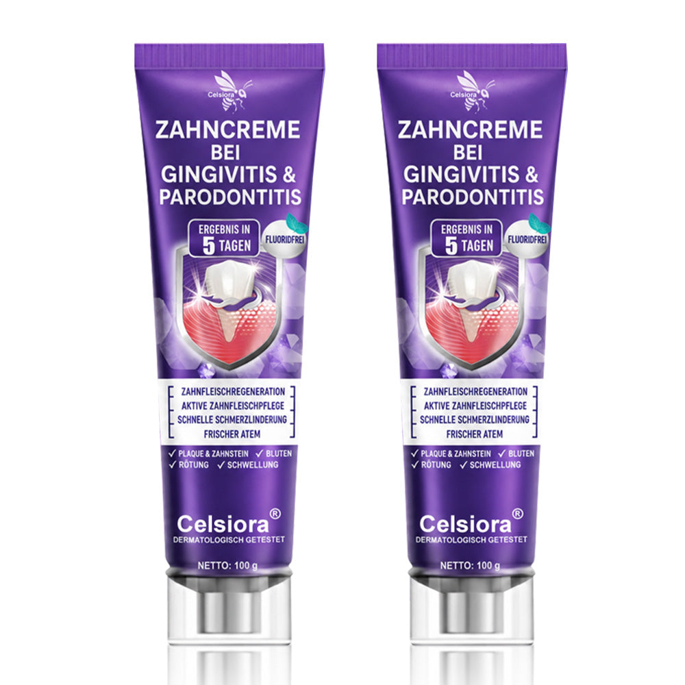 😁Celsiora® GingivaCare Zahnpasta mit Bienengift – Intensive Zahnfleischpflege bei Gingivitis & Parodontitis