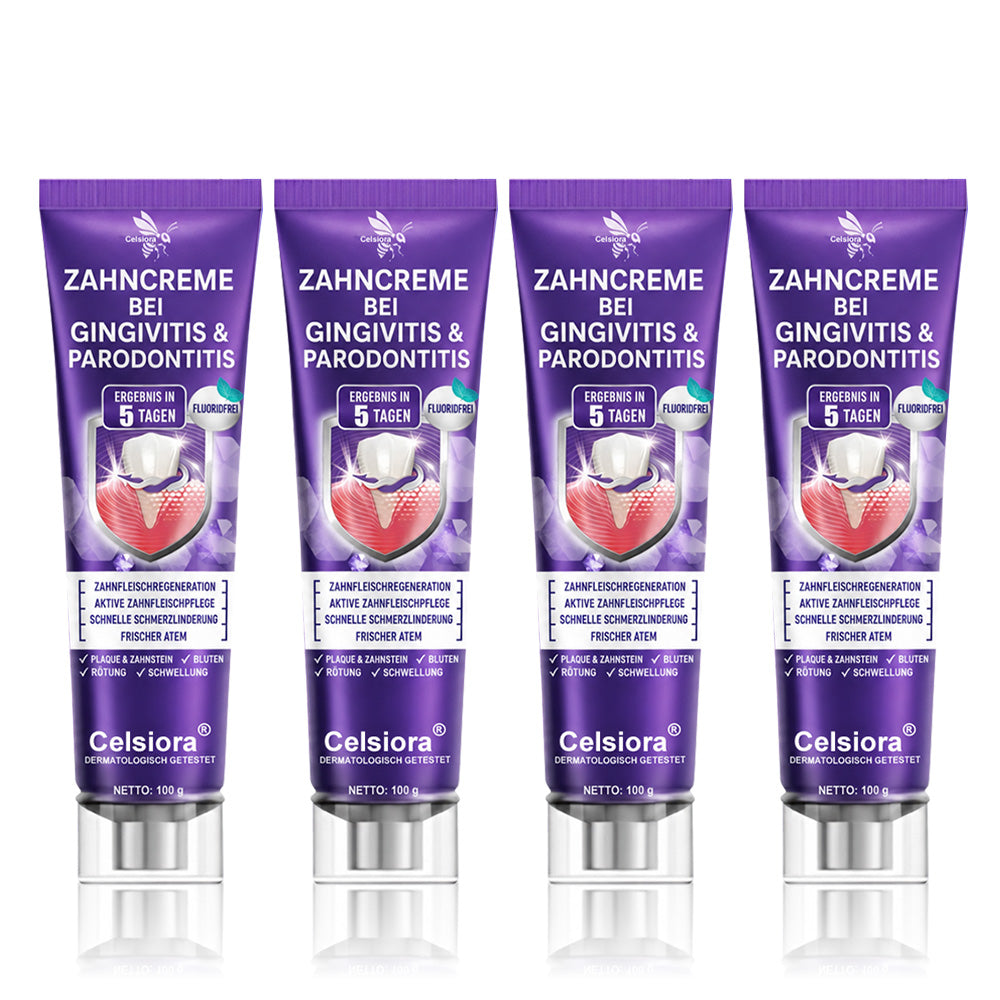 😁Celsiora® GingivaCare Zahnpasta mit Bienengift – Intensive Zahnfleischpflege bei Gingivitis & Parodontitis