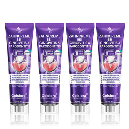 😁Celsiora® GingivaCare Zahnpasta mit Bienengift – Intensive Zahnfleischpflege bei Gingivitis & Parodontitis