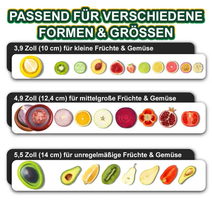 up🥑 Loftpromo® Silikon-Aufbewahrungsbox für Obst & Gemüse – Hält Ihre Lebensmittel länger frisch