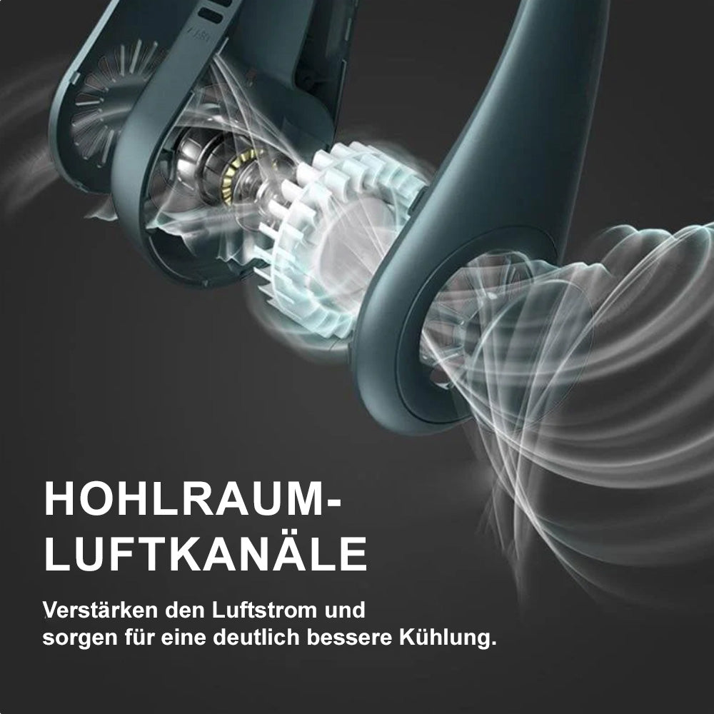 ❄️ Nackenventilator – Sofortige, freihändige Kühlung überall