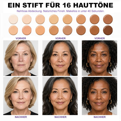up🌷 Farbwechsel-Foundation-Stick – Frischer Glow für reife Haut
