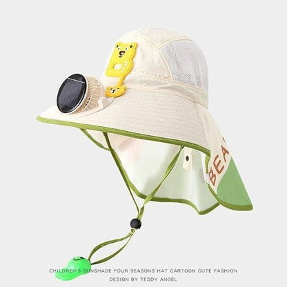 up☀️ SUMMER SALE 50% OFF 🔥 Kids Cooling Sun Protection Fan Hat - Beat Summer Heat & Protect Your Child Outdoors
