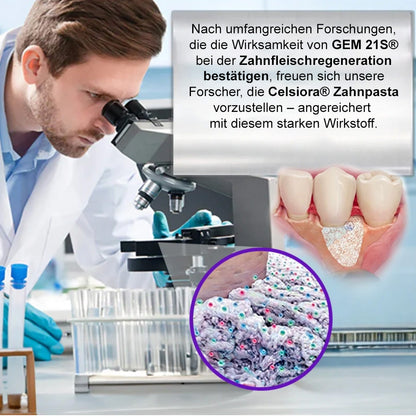 😁Celsiora® GingivaCare Zahnpasta mit Bienengift – Intensive Zahnfleischpflege bei Gingivitis & Parodontitis