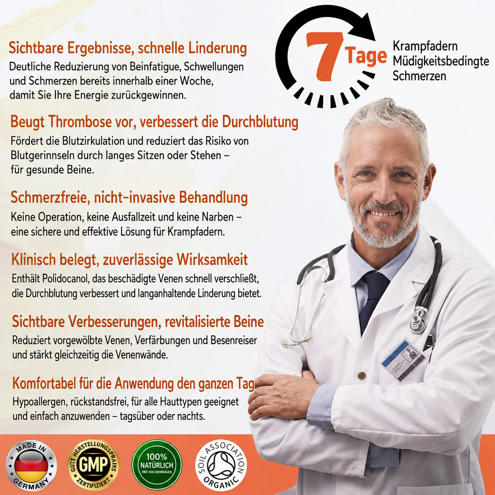 Celsiora® Vein Ease Microneedle-Pflegepflaster – Bei Besenreisern, Krampfadern, Schwellungen & müden Beinen | Nur heute 50 % Rabatt