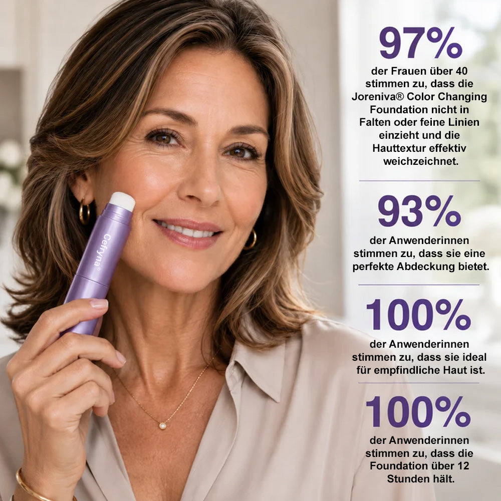 up🌷 Farbwechsel-Foundation-Stick – Frischer Glow für reife Haut