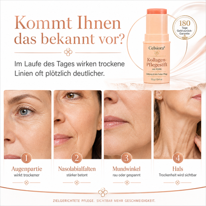 up🌿Celsiora® Kollagen-Pflegestift mit PDRN – Sofortpflege für Trockenheitsfältchen