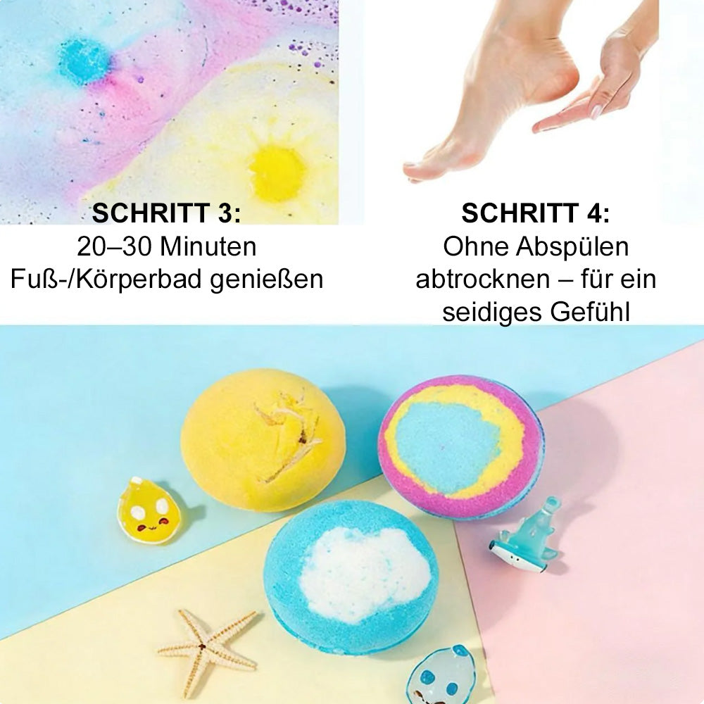🛁🧚‍♀️Badebomben-Geschenkset für Kinder – Verwandelt jedes Bad in ein magisches Abenteuer🎁