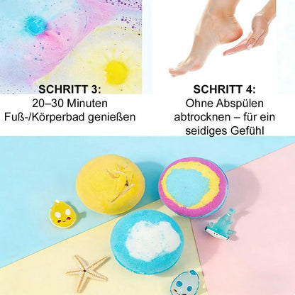 🛁🧚‍♀️Badebomben-Geschenkset für Kinder – Verwandelt jedes Bad in ein magisches Abenteuer🎁