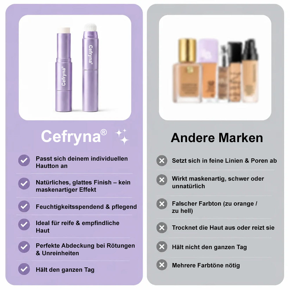 up🌷 Farbwechsel-Foundation-Stick – Frischer Glow für reife Haut