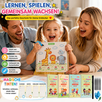 up💥 LETZTER TAG: 50 % RABATT 💥 📚 MagicBook | Übungs-Schreibset für Kinder