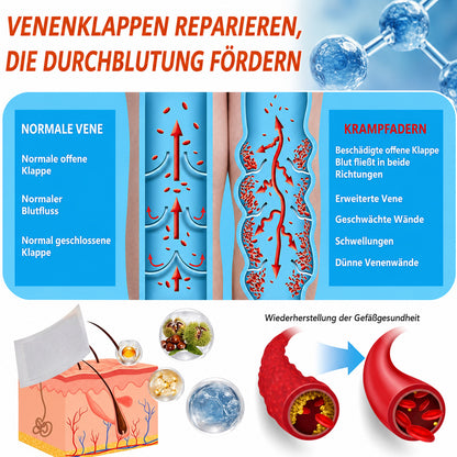 Celsiora® Vein Ease Microneedle-Pflegepflaster – Bei Besenreisern, Krampfadern, Schwellungen & müden Beinen | Nur heute 50 % Rabatt