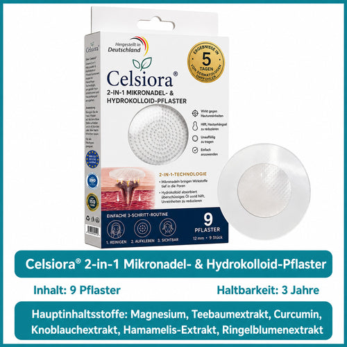 up Celsiora® 2-in-1 Microneedle & Hydrocolloid Patch