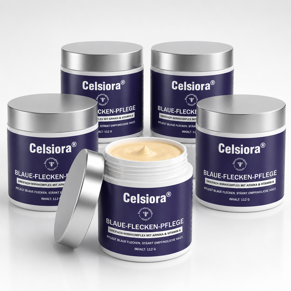 Celsiora® Blaue-Flecken-Pflege & hautstärkende Creme– Intensivpflege bei sichtbaren Blutergüssen, dünner und empfindlicher Haut