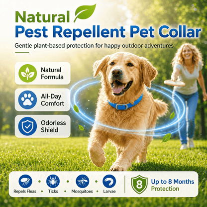 Natural Essential Oil Flea & Tick Collar for Pets