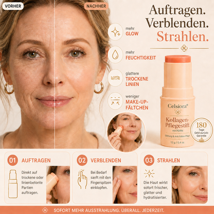up🌿Celsiora® Kollagen-Pflegestift mit PDRN – Sofortpflege für Trockenheitsfältchen